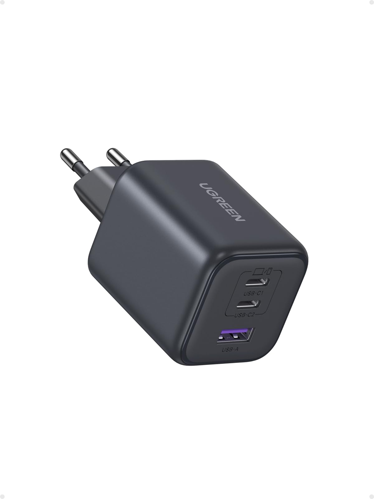 UGREEN Nexode 45W USB C Ladegerät – 3-Port GaN Schnellladegerät (2x USB-C, 1x USB-A) für 13€ (-35%)
