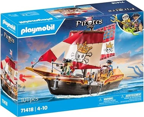 playmobil Pirates Kleines Piratenschiff für 32€ (-9%)