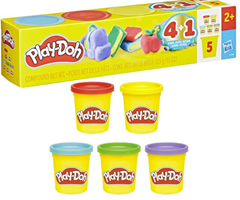 Play-Doh 5er-Pack Knete Schulspaß (5 x 85g) für 4€ (-50%)