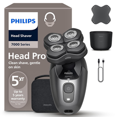 PHILIPS Head Shaver Pro Series 7000 Glatzenrasierer (360° Flex, Nass/Trocken) für 70€ (-13%)