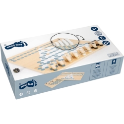 small foot Barrikade und Halma „Gold Edition“ aus Holz für 12€ (-36%)