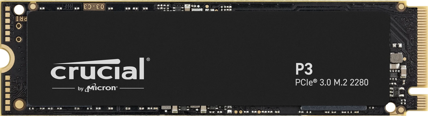 Crucial P3 SSD 4TB, M.2 2280 / M-Key / PCIe 3.0 x4 für 300€ (-17%)