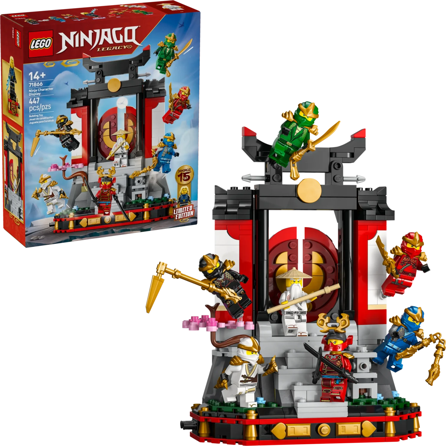 LEGO Ninjago – 15-jähriges Jubiläum: Ninja-Charaktere zum Ausstellen für 27€ (-6%)