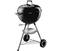 Weber Classic Kettle Holzkohlegrill (47 cm, Deckelthermometer, One-Touch-Reinigung)