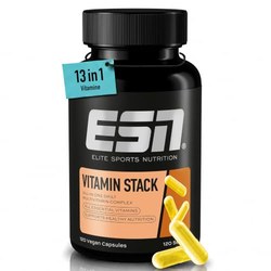 ESN Vitamin Stack Multivitamin (13 Vitamine, 120 Kapseln = 4 Monate)