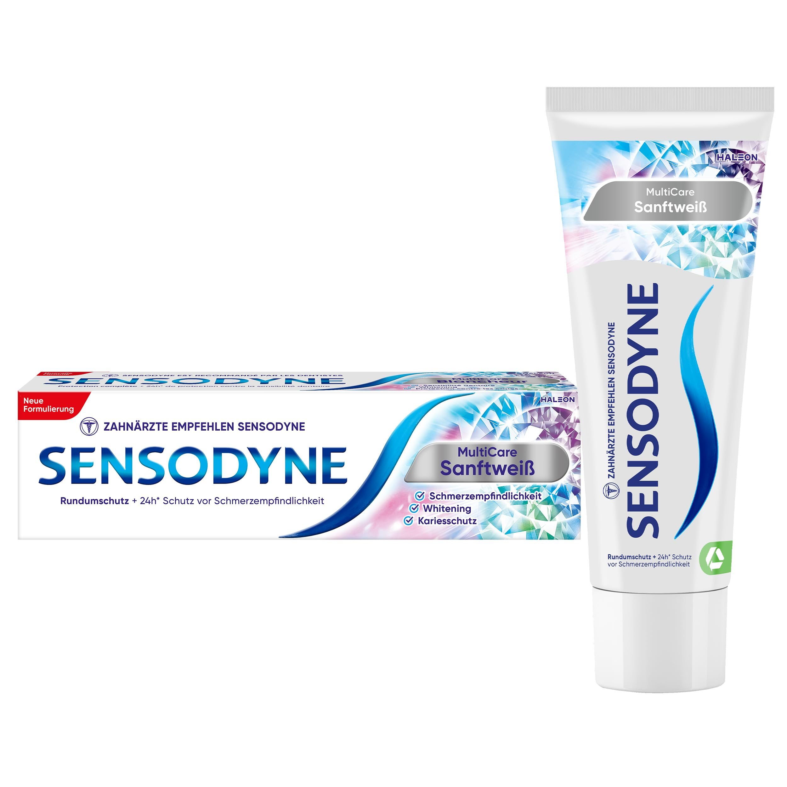 Sensodyne MultiCare Sanftweiß Zahnpasta, 75ml für 3€ (-32%)