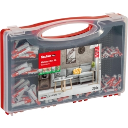 fischer Meister-Box XL Wohnraum (280-tlg. DuoPower Dübelset) für 20€ (-27%)