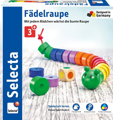 Selecta Fädelraupe (Würfel- & Fädelspiel aus Holz) für 14€ (-31%)