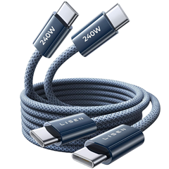 2er-Pack LISEN 240W USB-C Kabel (2m)