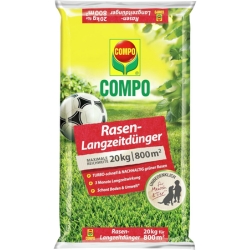 COMPO Rasen-Langzeitdünger (20 kg für 800 m², 3 Monate Wirkung) für 42€ (-18%)