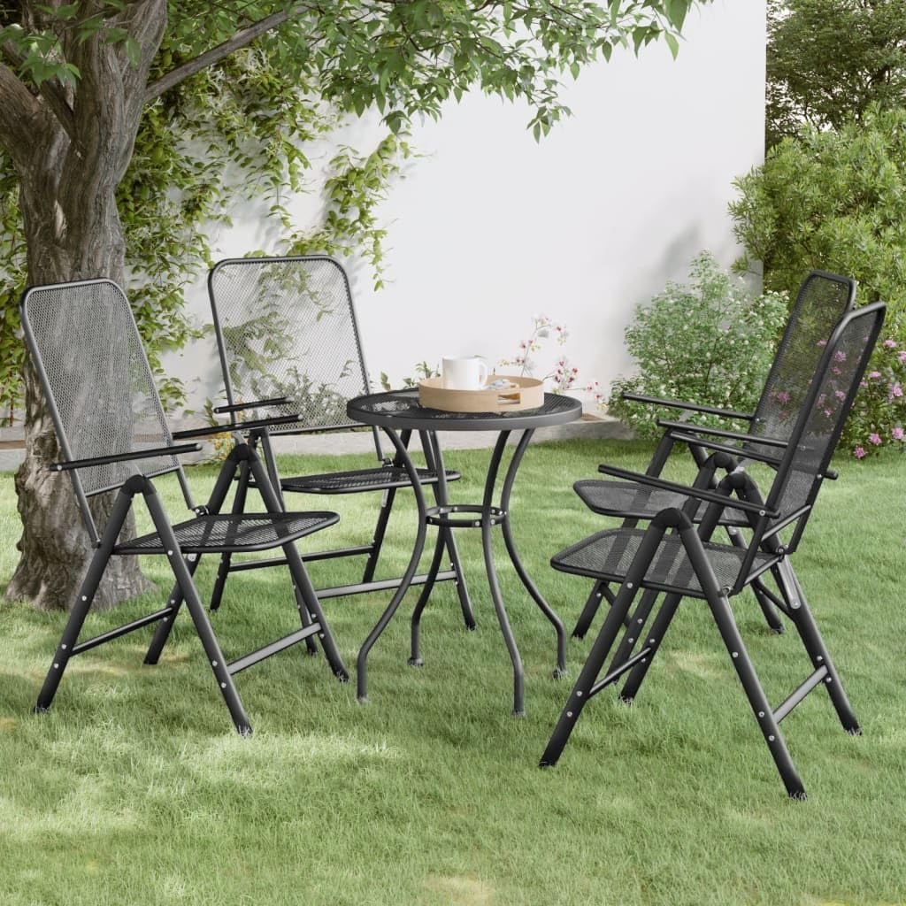 4 klappbare Gartensessel von VidaXL aus Metall bei Amazon im Angebot für 26€ (-71%)