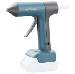 Tilswall Akku-Heißklebepistole (kompatibel mit Makita 18V/20V Akkus) inkl. 10 Klebestiften