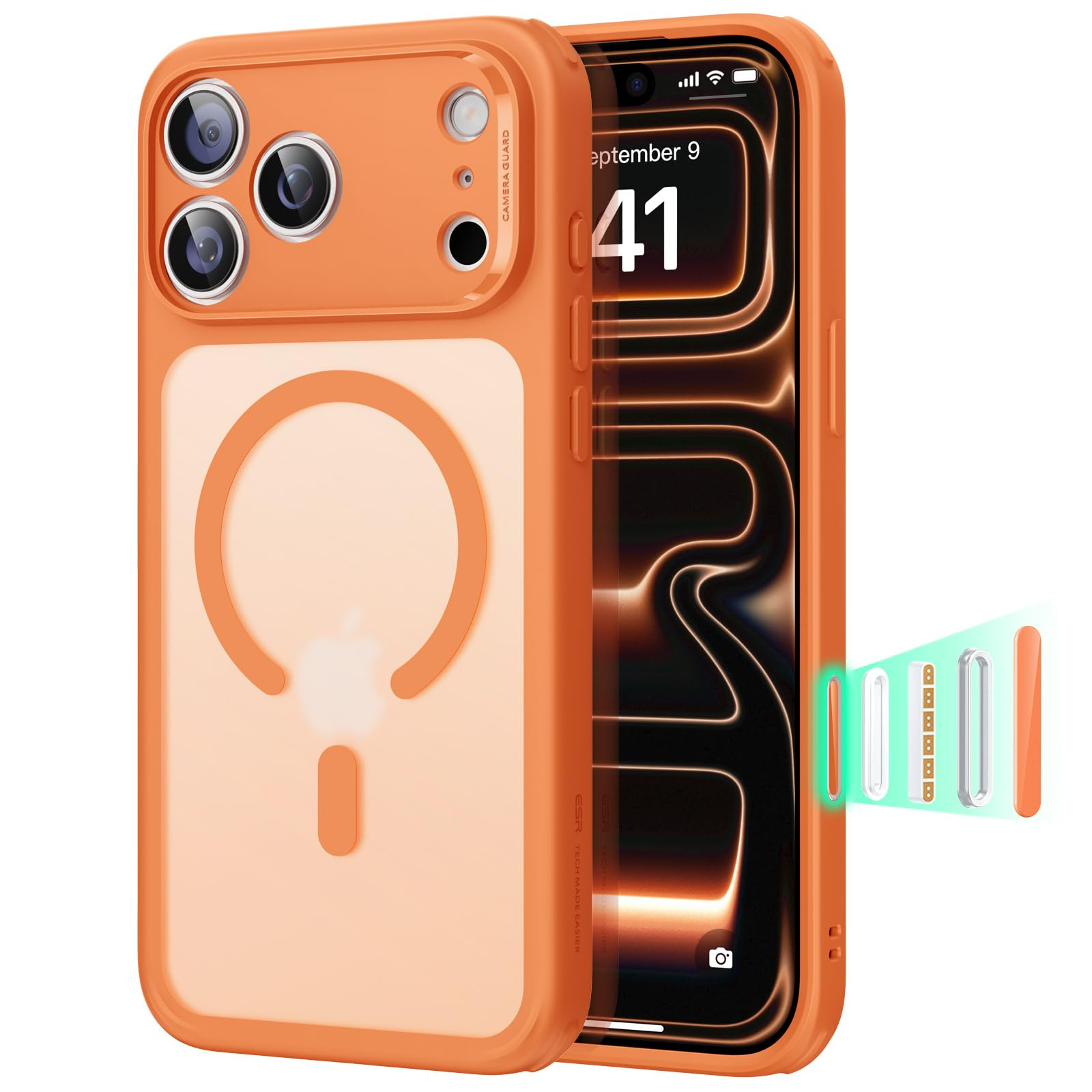 ESR MagSafe Classic Case für iPhone 17 Pro in 4 verschiedenen Farben mit Kamera Capture Button für 9€ (-42%)