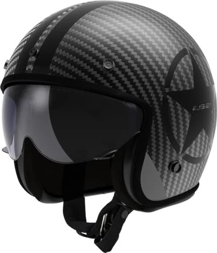 LS2 OF601 Bob II Carbon Star matt schwarz/grau für 123€ (-19%)
