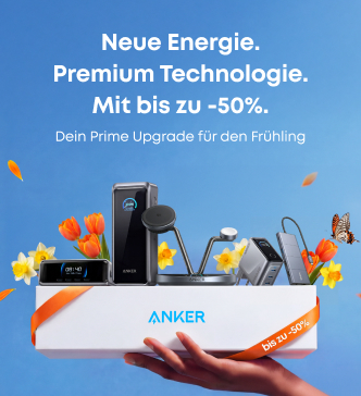 Anker Ladegeräte Frühlingsdeals | Anker Zolo 50W Ladegerät mit 4 Ports | Ladegeräte, Powerbanks & Kabel für 16€ (-30%)