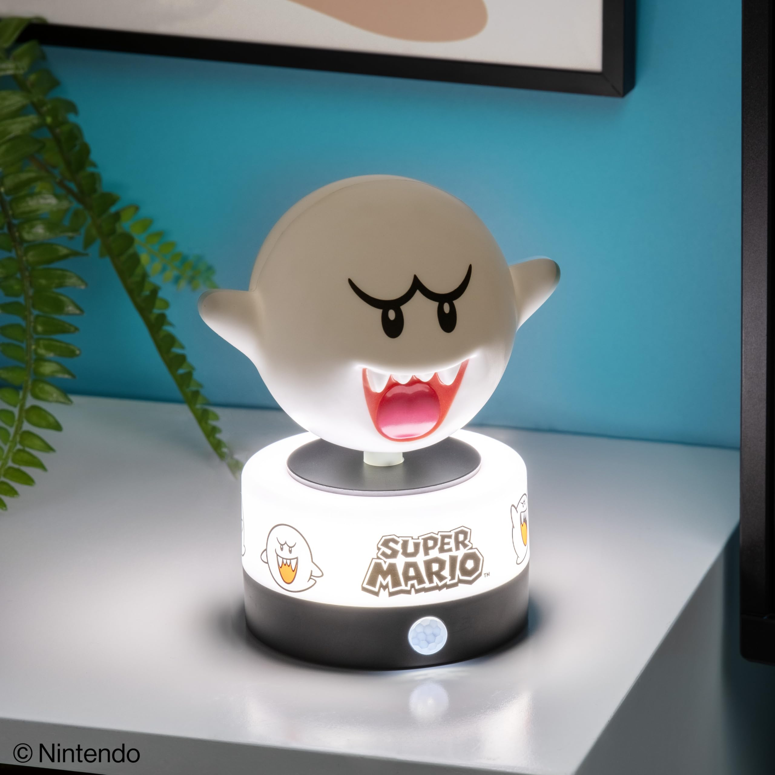 Paladone Super Mario Boo Bewegungsmelder, Nachtlicht, offiziell lizenzierte Nintendo LED-Lampe | Sternlampe @ Amazon für 15€ (-21%)