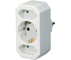 Brennenstuhl 3-fach Steckdosenadapter für 2€ (-74%)