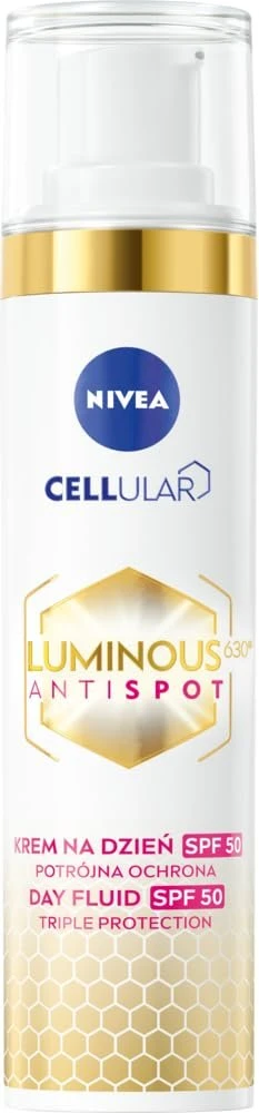 Nivea Cellular Luminous630 Anti-Pigmentflecken Gesichtsfluid LSF50, 40ml für 14€ (-13%)
