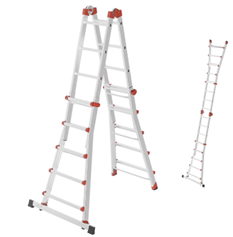 Hailo M80 Alu-Multifunktionsleiter (4×5 Sprossen, Arbeitshöhe bis 5,70m) für 198€ (-27%)