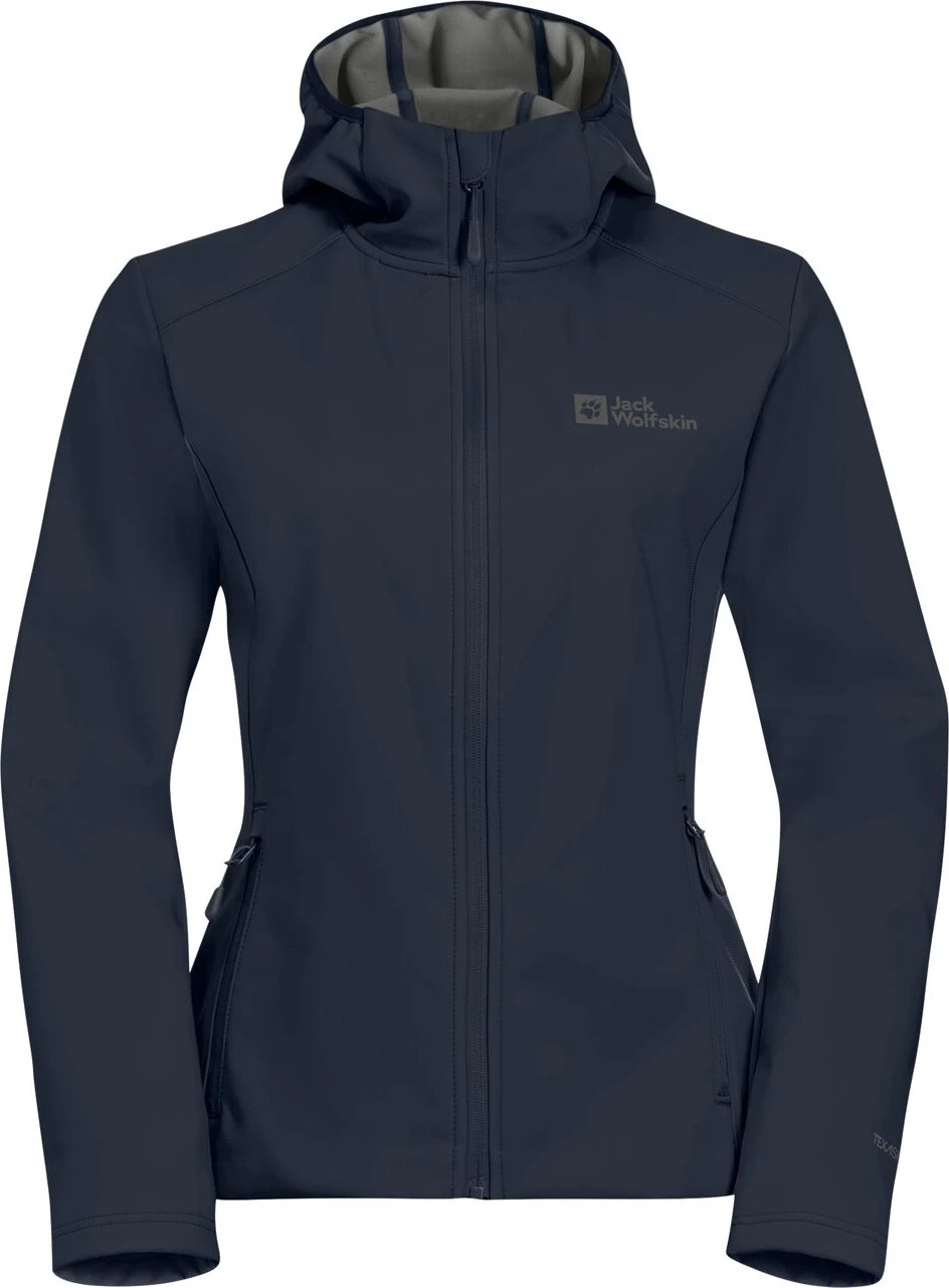 Jack Wolfskin Bornberg Hoody Funktionsjacke night blue (Damen) für 25€ (-27%)