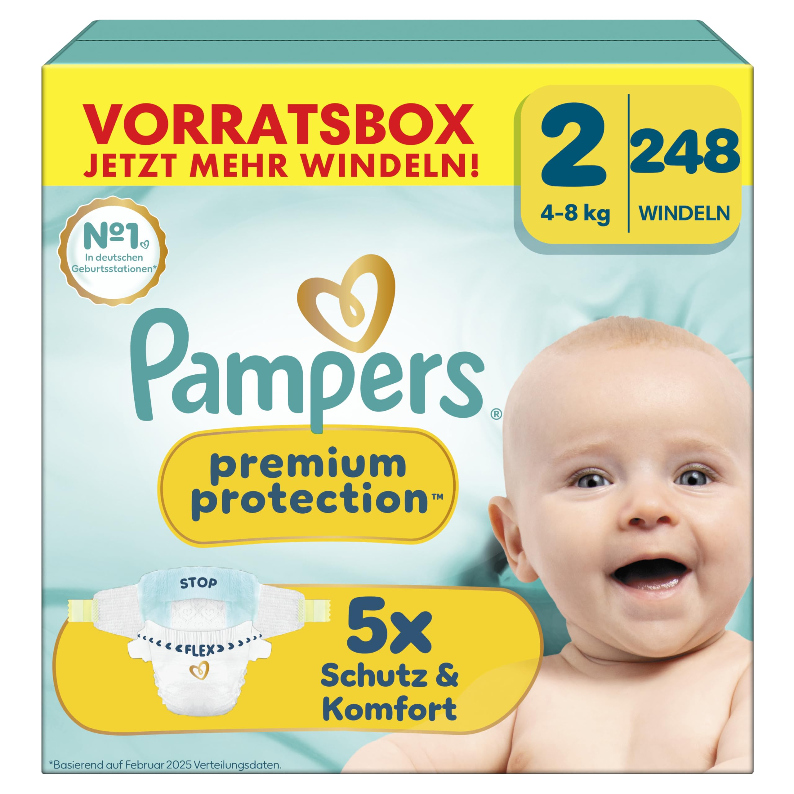 ( Spar Abo) Pampers Premium Protection Größen 1-7, Megapack Windeln| versch. Größen zb. 2 (Personalisiert) für 32€ (-35%)