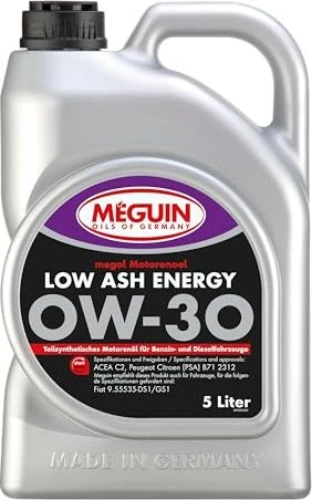 Meguin megol Low Ash Energy SAE 0W-30 5l für 18€ (-17%)