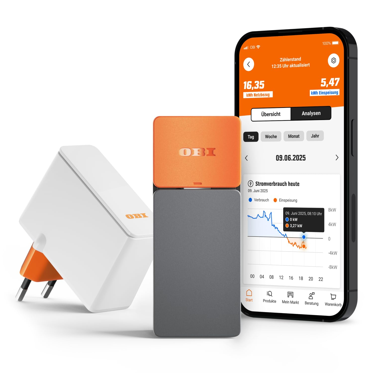 OBI ENERGY TRACKER – Smarter Stromzähler Ausleser für 10€ (-67%)