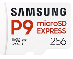 Samsung P9 Express microSD Express 256GB (800 MB/s) für 49€ (-10%)