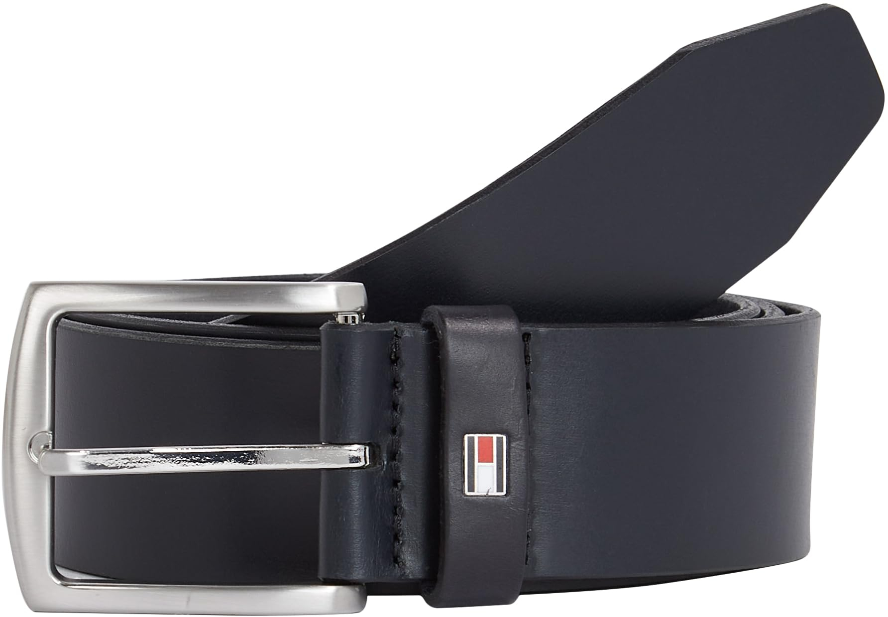 Tommy Hilfiger Ledergürtel NEW DENTON 4 cm breit dunkelbraun für 24€ (-40%)