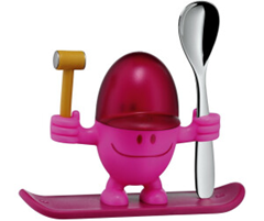 WMF McEgg Eierbecher-Set (inkl. Löffel, Pink) für 8€ (-29%)