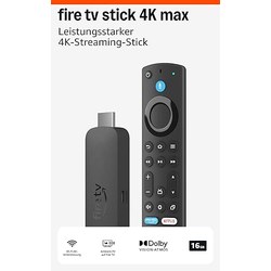 Amazon Fire TV Stick 4K Max (neueste Gen, Wi-Fi 6E, 16 GB)