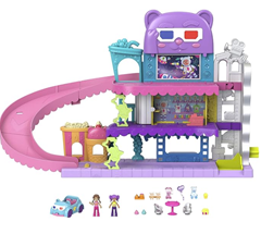 Polly Pocket Pollyville Drive-In-Kino (Spielset, 3 Etagen, inkl. Auto & 2 Puppen) für 20€ (-35%)