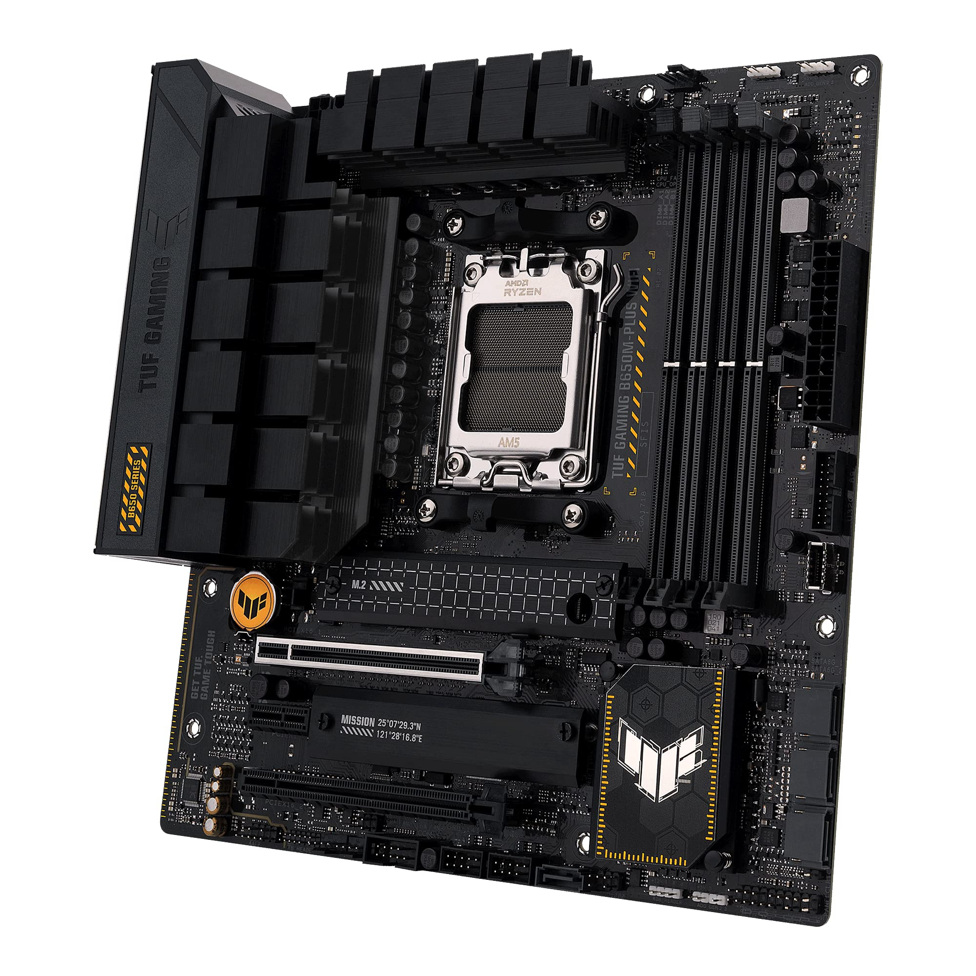 ASUS TUF Gaming B850M-PLUS WiFi Mainboard Sockel AMD AM5 (AMD B850, mATX, DDR5 Speicher, PCIe 5.0, 2X PCIe 4.0 M.2, WiFi 6E, Aura Sync) für 159€ (-10%)