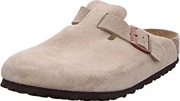 Birkenstock Boston Veloursleder Weichbettung taupe für 110€ (-24%)
