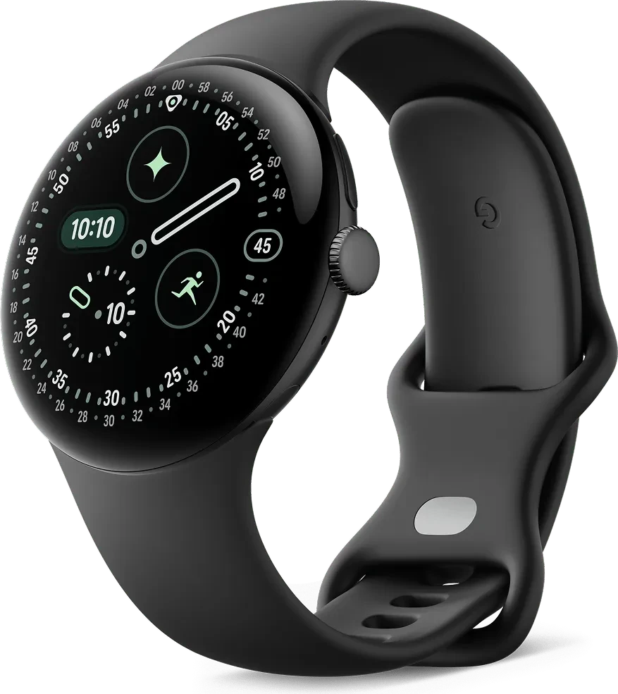 Google Pixel Watch 4 (Wi-Fi) 45mm Matte Black mit Sportarmband Obsidian für 322€ (-18%)