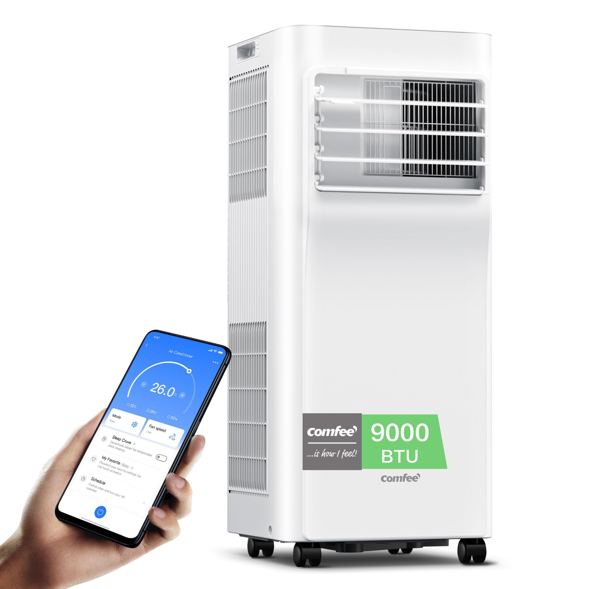 Comfee Mobiles Klimagerät Breezy Cool Pro 2.6 – 9000 BTU – 2,6kW für 225€ (-19%)