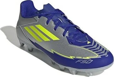 adidas F50 Club FG/MG silver metallic/solar yellow/lucid blue für 14€ (-7%)