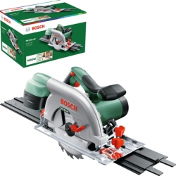 Bosch PKS 66 AF Handkreissäge (1600W, 66mm Tiefe, inkl. Führungsschiene) für 95€ (-20%)