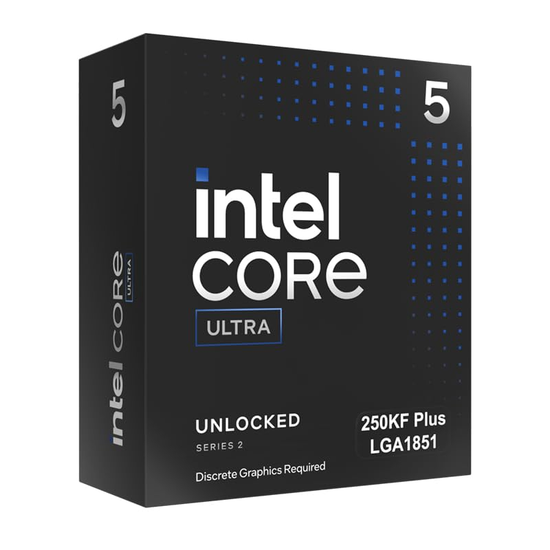 Intel Core Ultra 5 250KF Plus CPU | 6P+12E-Kerne, bis 5,3GHz, Sockel 1851 | (ohne Kühler) für 162€ (-14%)