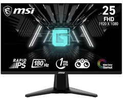 MSI G255F 24,5″ Gaming-Monitor (180Hz, 1ms, Rapid IPS) für 79€ (-28%)