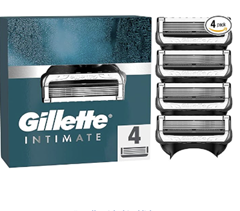 Gillette Intimate Rasierklingen (4er Pack, 5 Klingen) für 10€ (-53%)