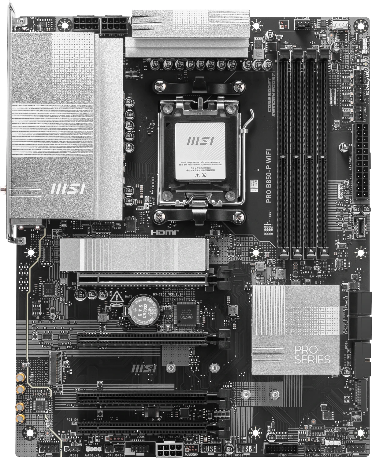 MSI PRO B850-P WIFI (AMD AM5) für 145€ (-16%)