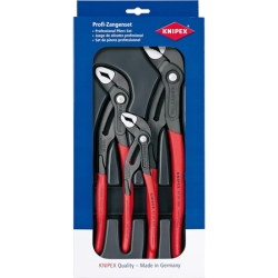 KNIPEX Cobra Zangen-Set (3-teilig, 180/250/300 mm, selbstklemmend) für 68€ (-10%)