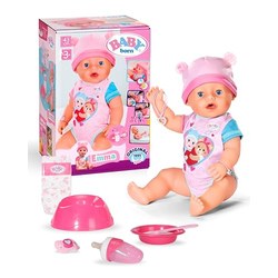 [bis Mitternacht] BABY Born Emma 43 cm Babypuppe (10 Funktionen, ohne Batterien)
