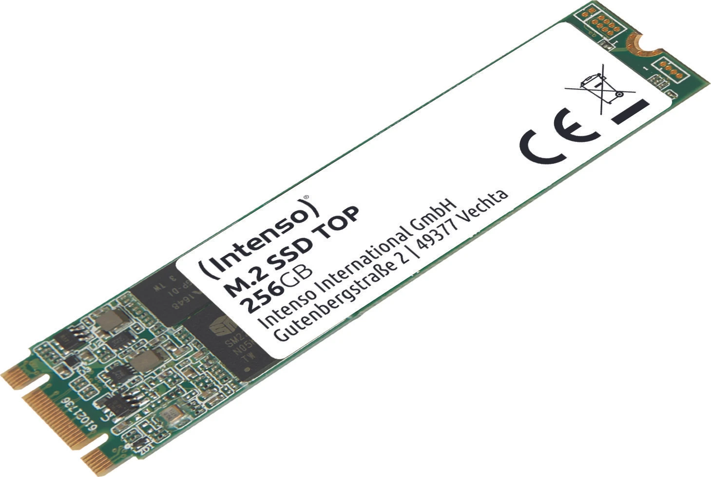 Intenso Top Performance SSD 256GB, M.2 2280 / B-M-Key / SATA 6Gb/s für 37€ (-12%)