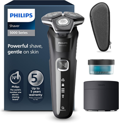 Philips Shaver Series 5000 Set (S5898/50) mit Reinigungsstation für 97€ (-26%)