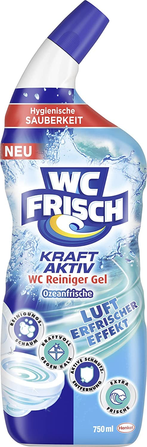 WC FRISCH WC Reiniger Gel 750ml als Ozeanfrische oder Lemon für 1€ (-29%)