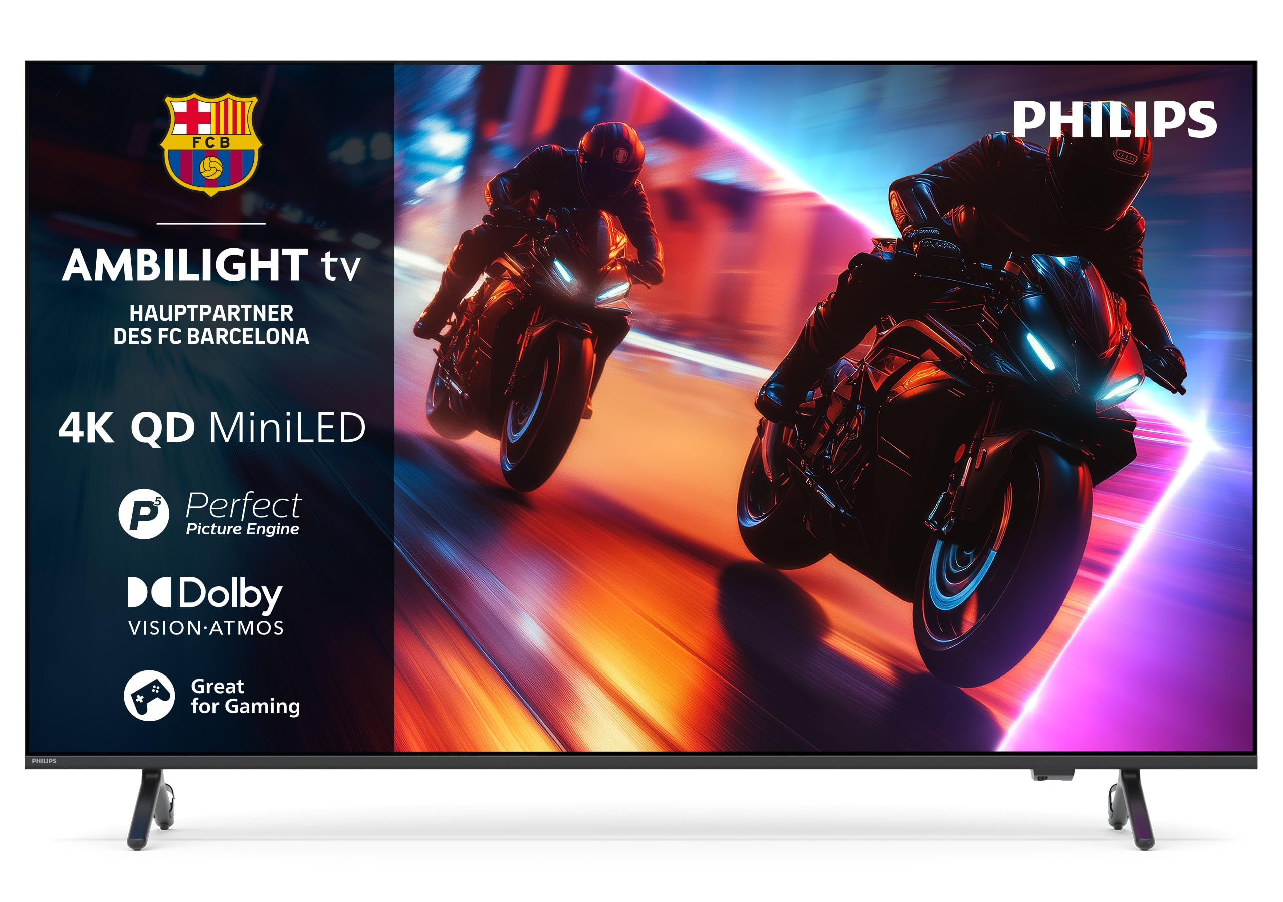Philips Ambilight 65MLED910 Mini LED 4K Smart TV – 65 Zoll Display mit P5 Perfect Picture Engine für 752€ (-15%)