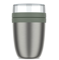 Mepal Thermobehälter Ellipse (Thermo Lunchpot, 500ml+200ml, Edelstahl) für 23€ (-24%)