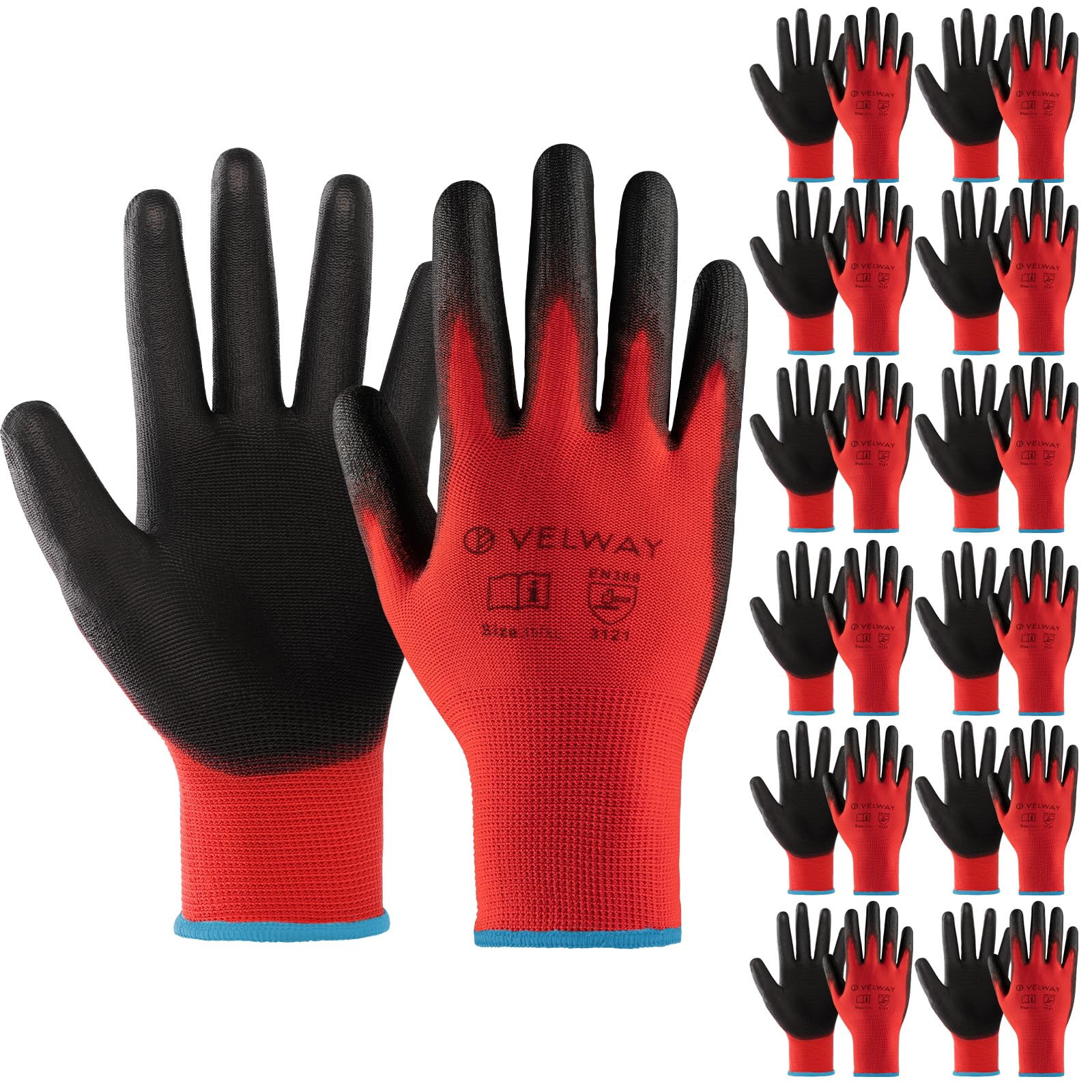 Velway 12 Paar Arbeitshandschuhe für 11€ (-15%)